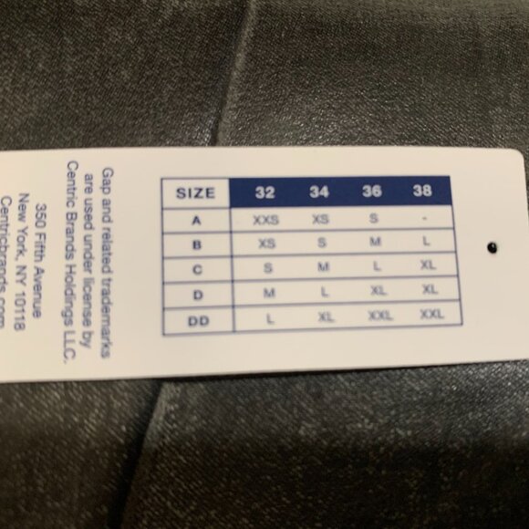 NWT! GapBody T-shirt Bra - 34D - Picture 4 of 5